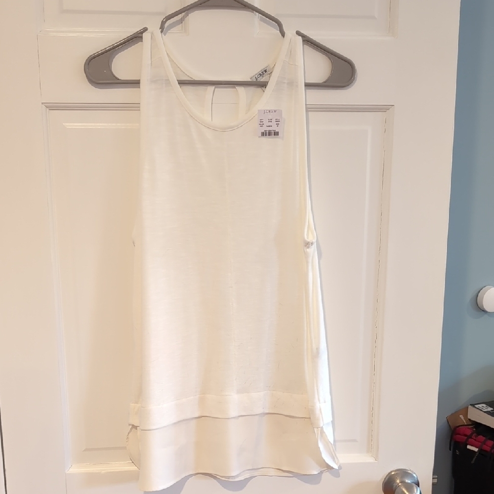 White Sleeveless Top